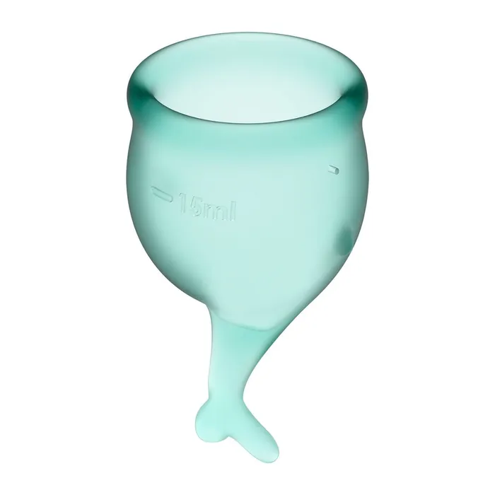 Satisfyer Feel Secure Menstrual Cups Green Satisfyer Vibrators