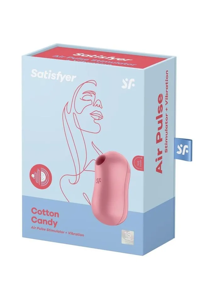 Satisfyer Female Sex Toys Satisfyer Cotton Candy Rechargeable Silicone Clitoral Stimulator