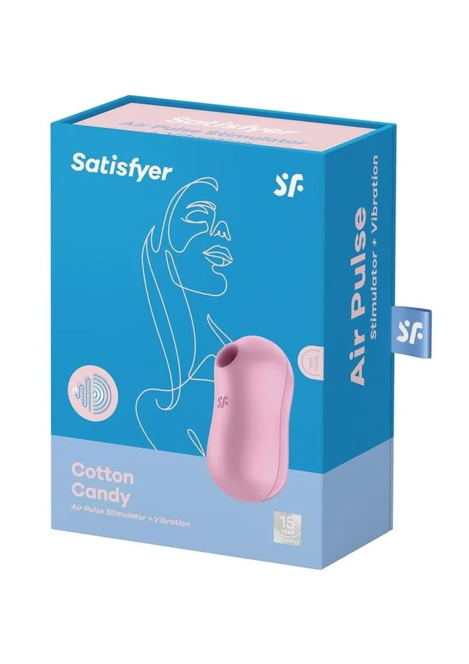 Satisfyer Female Sex Toys Satisfyer Cotton Candy Rechargeable Silicone Clitoral Stimulator