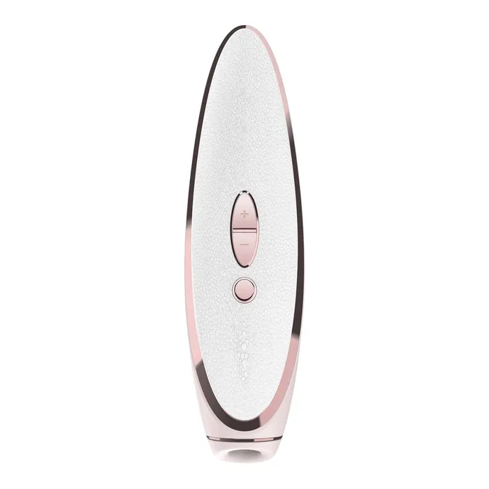 Satisfyer Pret A Porter Luxury Air Pulse Stimulator White Rose Gold Satisfyer Vibrators