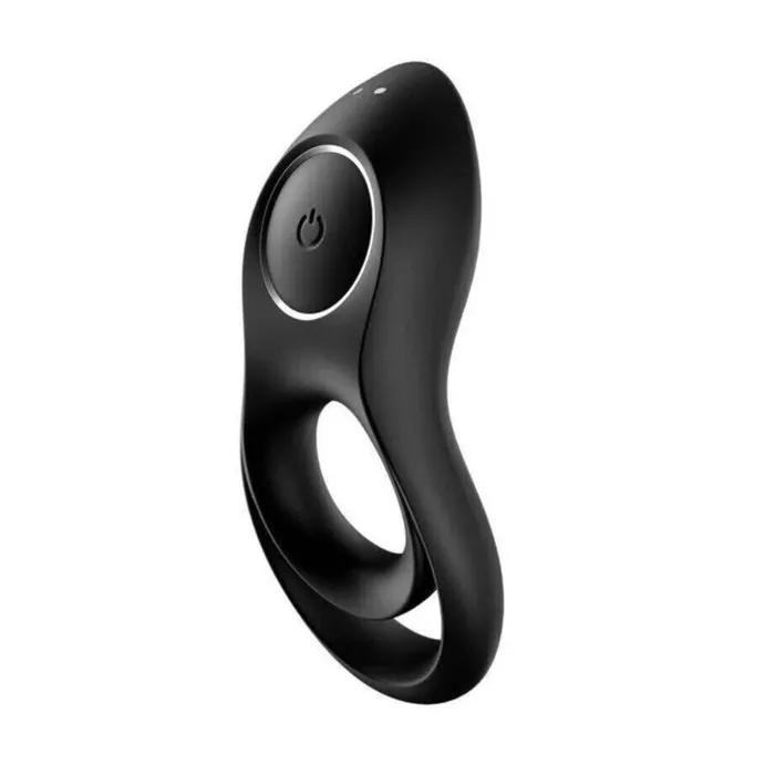 Satisfyer Satisfyer Legendary Duo Vibrating Cock Ring Black Couples