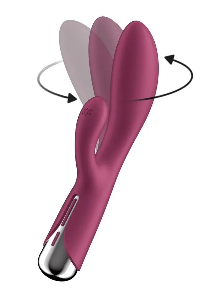 Satisfyer Vibrators Satisfyer Spinning Rabbit 1 Rechargeable Silicone Rabbit Vibrator Satisfyer Vibrators Satisfyer Spinning Rabbit 1 Rechargeable Silicone Rabbit Vibrator