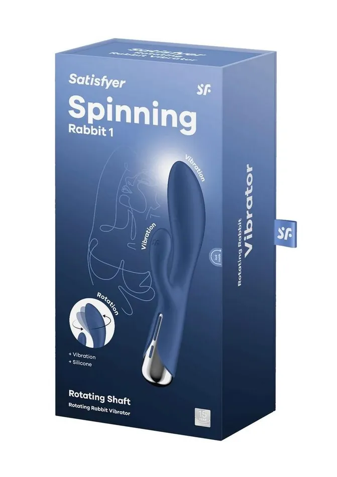 Satisfyer Vibrators Satisfyer Spinning Rabbit 1 Rechargeable Silicone Rabbit Vibrator Satisfyer Vibrators Satisfyer Spinning Rabbit 1 Rechargeable Silicone Rabbit Vibrator
