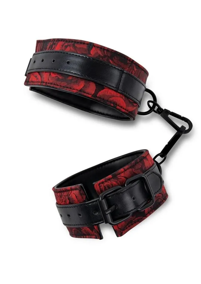 Secret Kisses Rosegasm Buckle Cuffs with Satin Blindfold Secret Kisses Couples Secret Kisses Rosegasm Buckle Cuffs with Satin Blindfold Secret Kisses Couples
