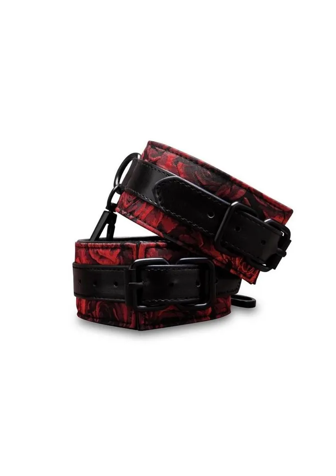 Secret Kisses Rosegasm Buckle Cuffs with Satin Blindfold Secret Kisses Couples Secret Kisses Rosegasm Buckle Cuffs with Satin Blindfold Secret Kisses Couples