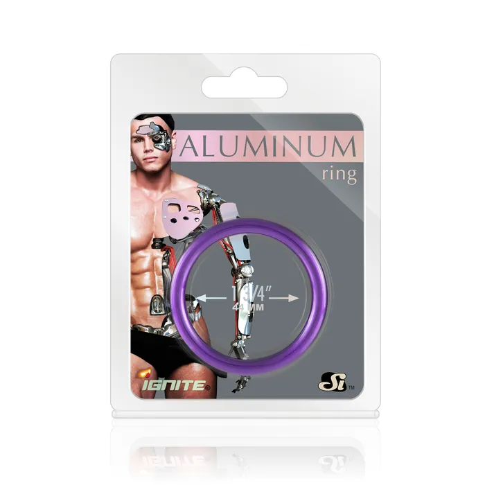 Si95145 COCK RING ALUMINUM RING ROYAL PURPLE 175in44mm SI Novelties Male Sex Toys Si95145 COCK RING ALUMINUM RING ROYAL PURPLE 175in44mm SI Novelties Male Sex Toys