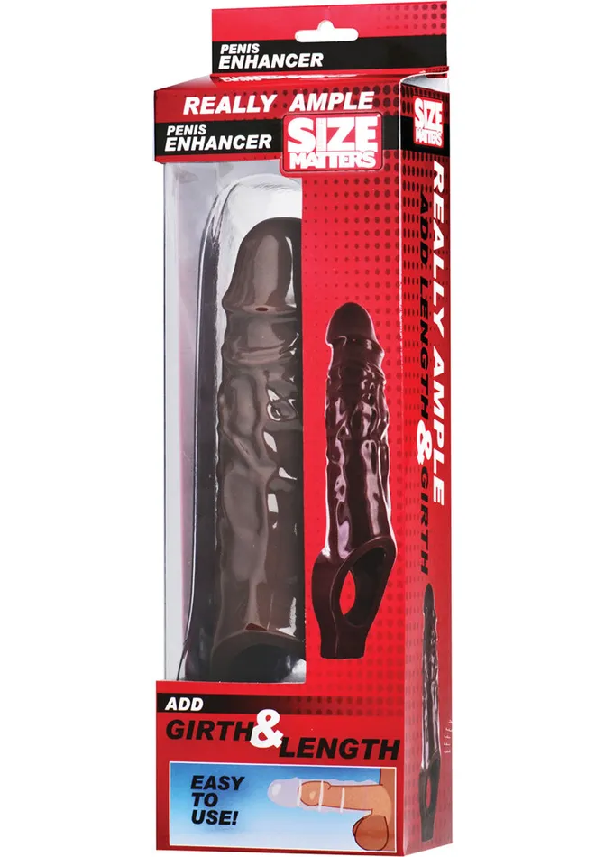 Size Matters Male Sex Toys Size Matters Really Ample Penis Enhancer Sheath