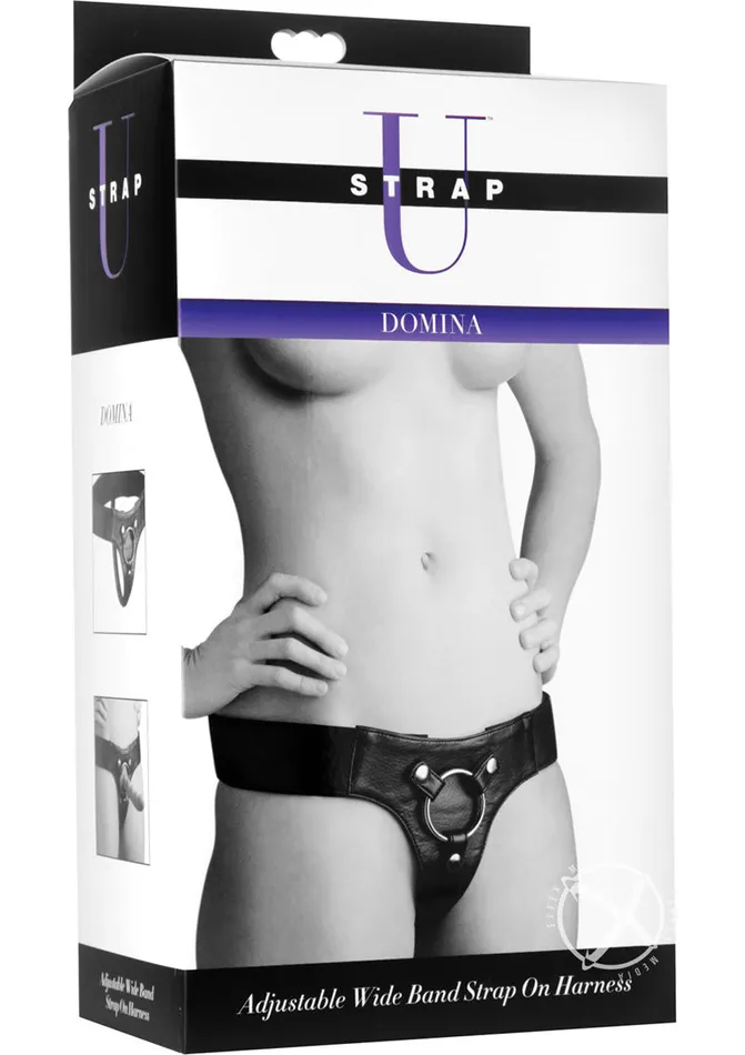 STRAP U Female Sex Toys Strap U Domina Adjustable Wide Band StrapOn Harness