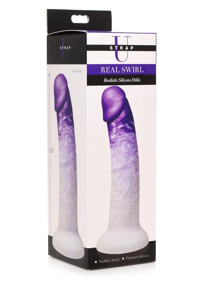 Strap U Real Swirl Realistic Silicone Dildo STRAP U Dildos