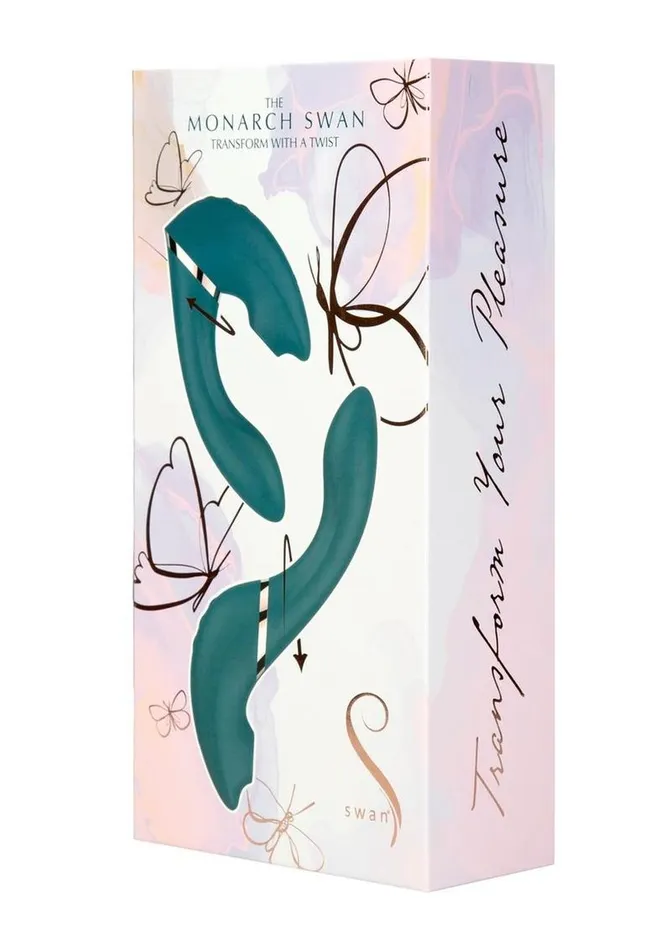 Swan Female Sex Toys Swan The Monarch Swan Rechargeable Silicone Transform Vibrator