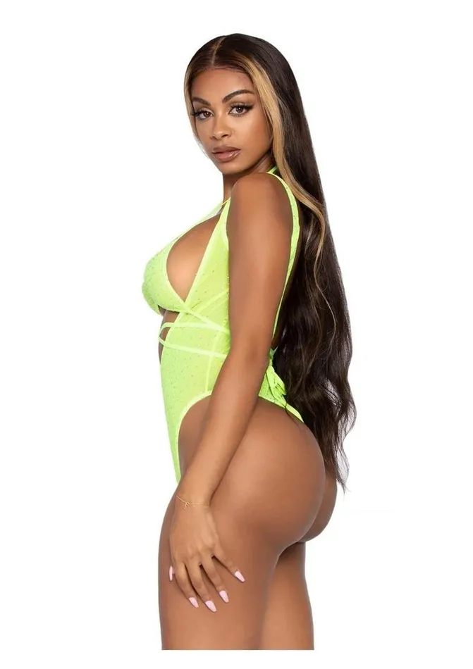 Teddies And Bodies Leg Avenue Leg Avenue Rhinestone Mesh Wrap Around Bikini Top and Suspender Bodysuit Teddies And Bodies Leg Avenue Leg Avenue Rhinestone Mesh Wrap Around Bikini Top and Suspender Bodysuit