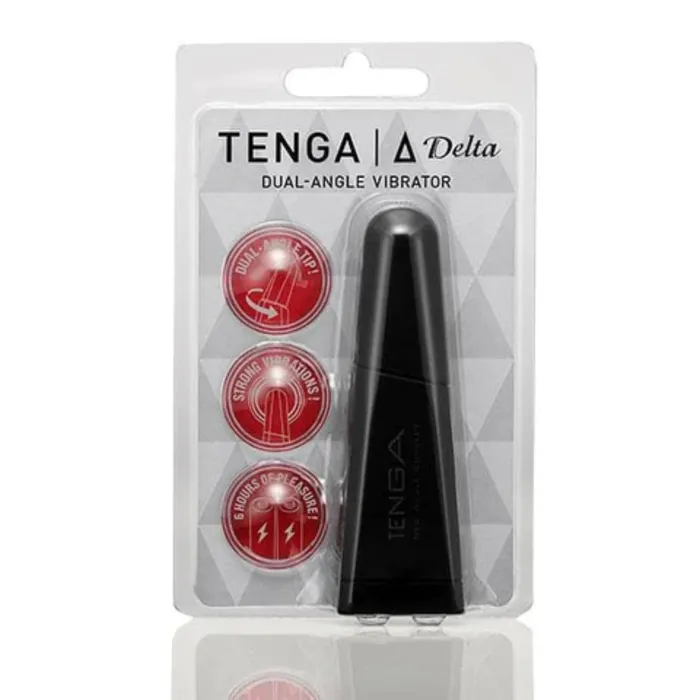 Tenga Delta Dual Angle Vibrator Black Tenga Vibrators