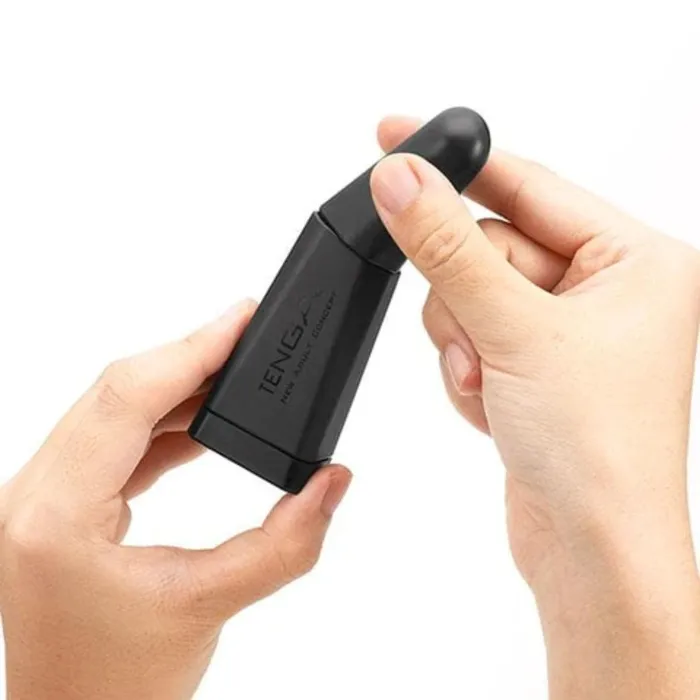 Tenga Delta Dual Angle Vibrator Black Tenga Vibrators