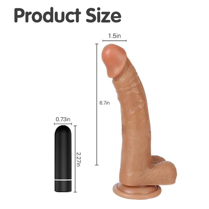 The Bad Peach Female Sex Toys Croods Realistic Dildo Vibrator 7 Inch The Bad Peach Female Sex Toys Croods Realistic Dildo Vibrator 7 Inch
