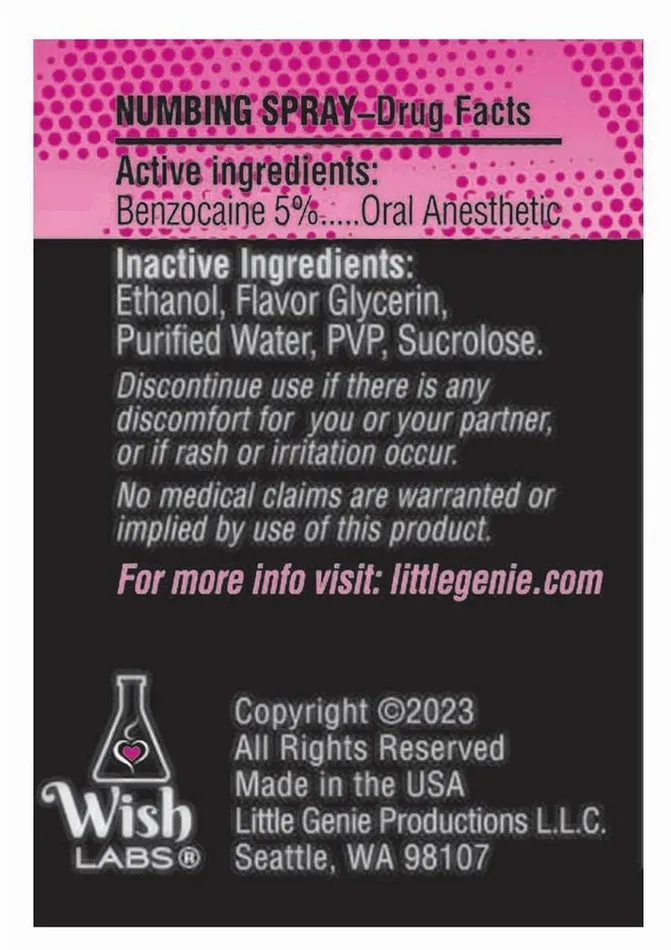 Vibrators Cheef Relief Cheef Relief Soothing Throat Spray 1oz Strawberry