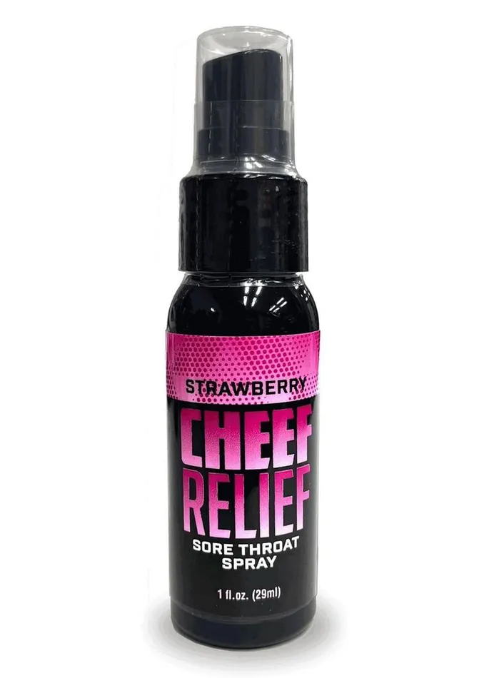 Vibrators Cheef Relief Cheef Relief Soothing Throat Spray 1oz Strawberry