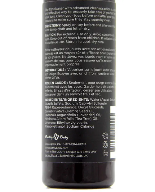 Vibrators Open Desires Earthly Body Hemp Seed Toy Cleaner 4 oz