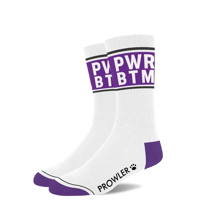 Vibrators Prowler Prowler PWR BTM Socks White Purple
