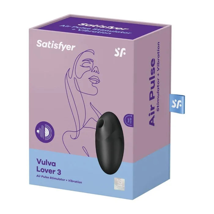 Vibrators Satisfyer Satisfyer Vulva Lover 3 Air Pulse Stimulator Black