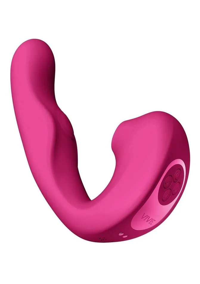 Vibrators Vive by Shots Vive Zaki Air Wave Pulse Wave and GSpot Rechargeable Silicone Vibrator