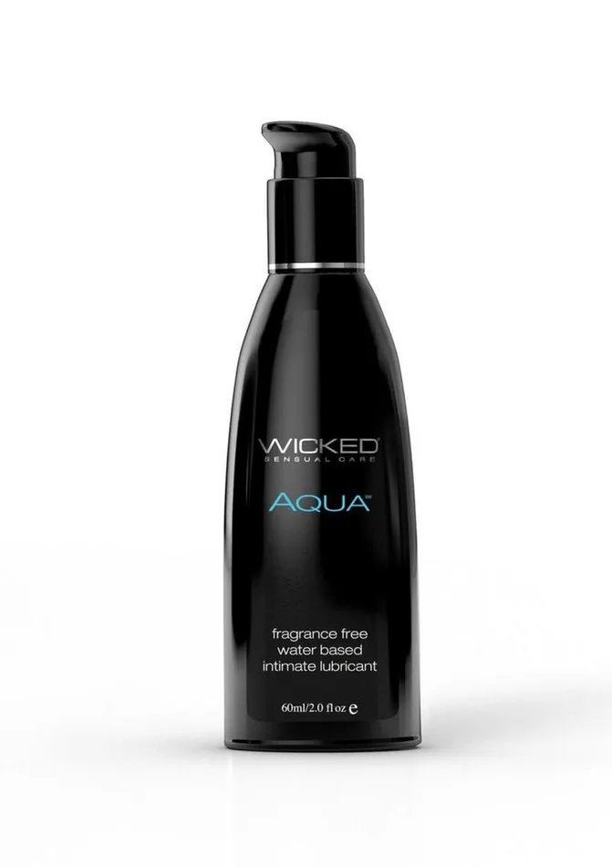 Wicked Aqua Water Based Lubricant Fragrance Free Wicked Aqua Lubricants