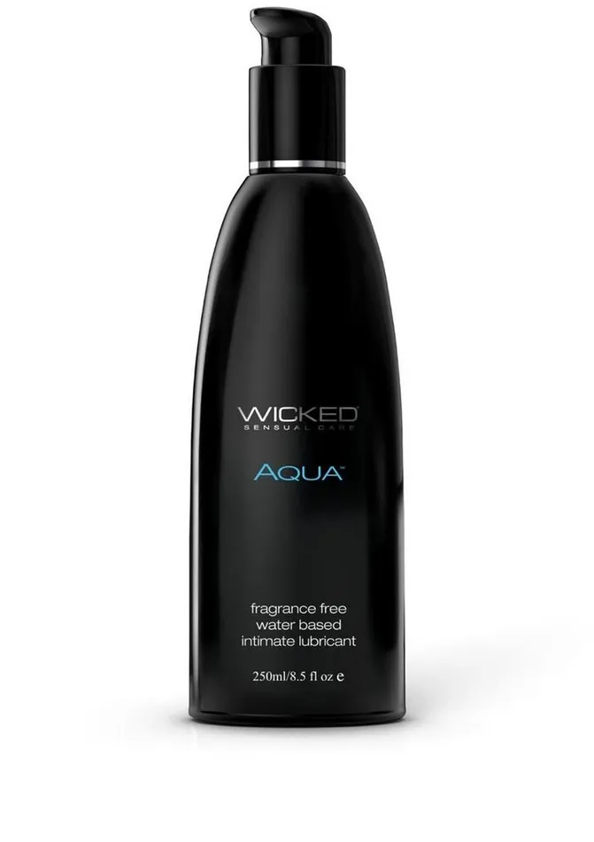 Wicked Aqua Water Based Lubricant Fragrance Free Wicked Aqua Lubricants