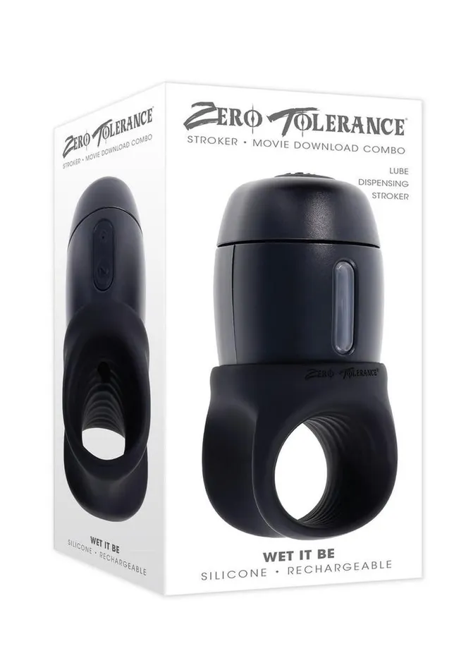 Zero Tolerance Zero Tolerance Wet It Be Rechargeable Silicone Self Lubricating Stroker Male Sex Toys