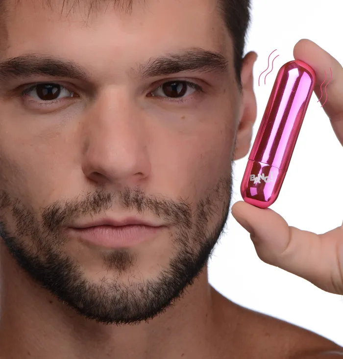10x Rechargeable Vibrating Metallic Bullet Pink XR Brands Bang Vibrators 10x Rechargeable Vibrating Metallic Bullet Pink XR Brands Bang Vibrators