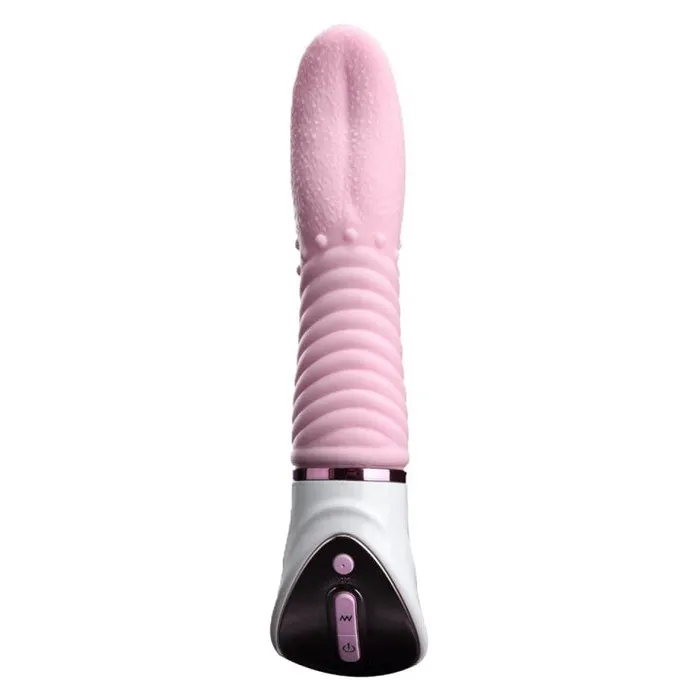 ADLTOYFUN Female Sex Toys 10 Vibration Modes Soft Clitoral Tongue Vibrator