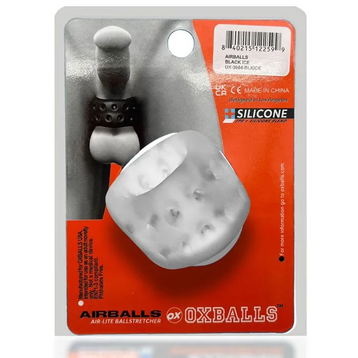 Airballs AirLite Ballstretcher Clear Ice OxBalls Anal