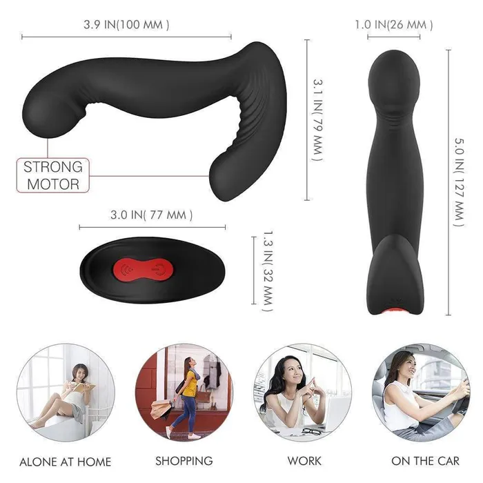 Anal ADLTOYFUN Strong DoubleMotor Prostate Massager
