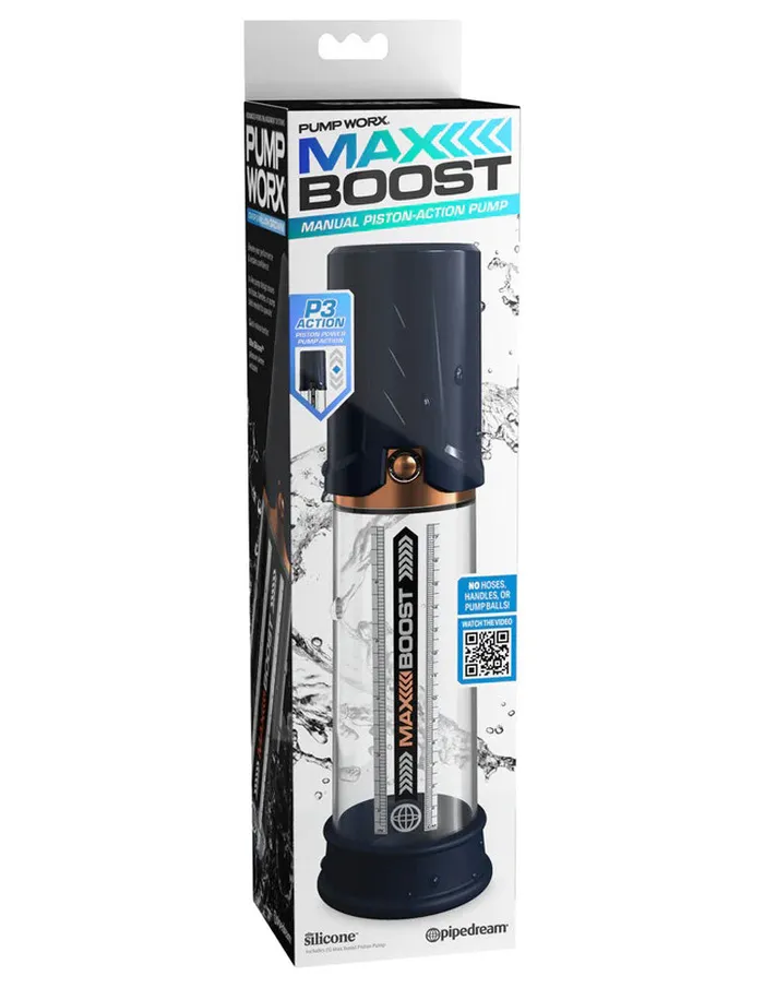 Anal Pipedream Pump Worx Max Boost Blueclear