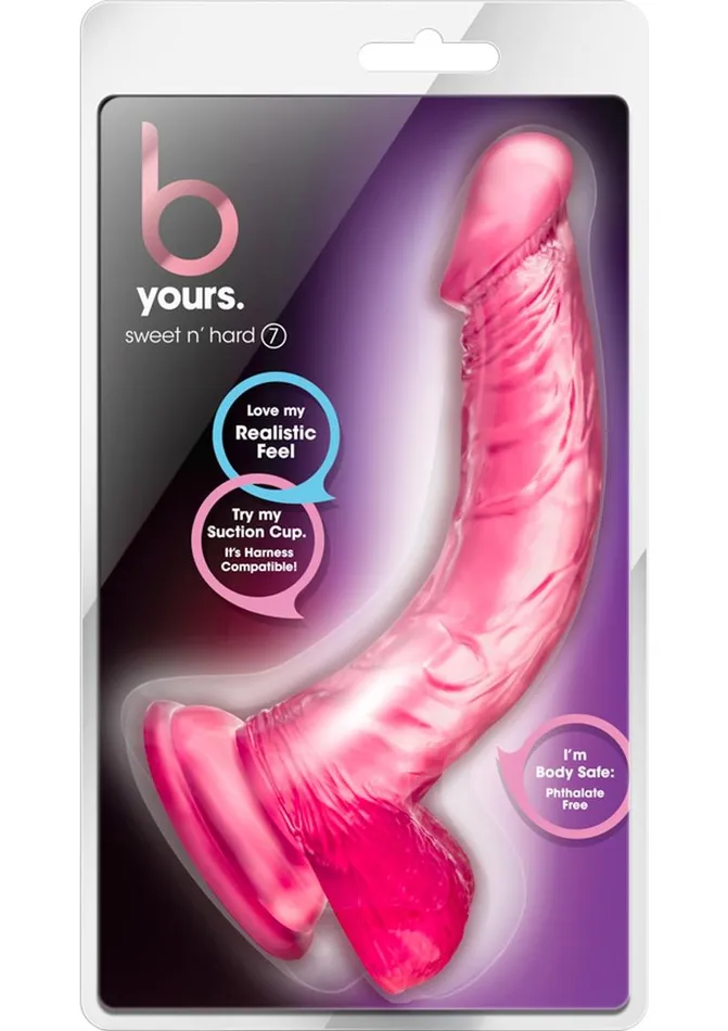 B Yours Sweet N Hard 7 Dildo with Balls B Yours Dildos