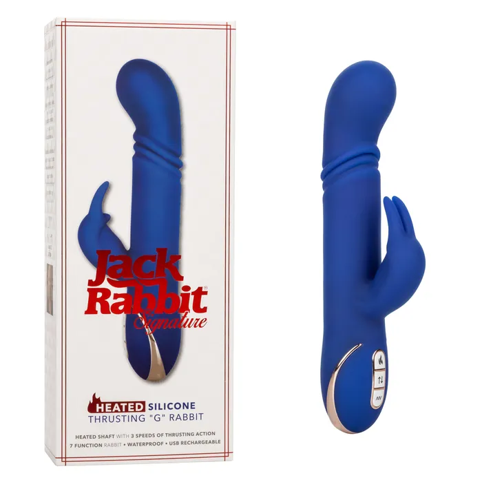 CalExotics Female Sex Toys Jack Rabbit Signature Heated Silicone Thrusting G Rabbit CalExotics Female Sex Toys Jack Rabbit Signature Heated Silicone Thrusting G Rabbit
