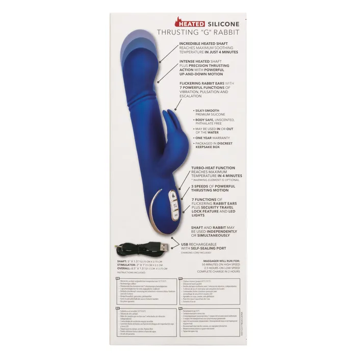 CalExotics Female Sex Toys Jack Rabbit Signature Heated Silicone Thrusting G Rabbit CalExotics Female Sex Toys Jack Rabbit Signature Heated Silicone Thrusting G Rabbit