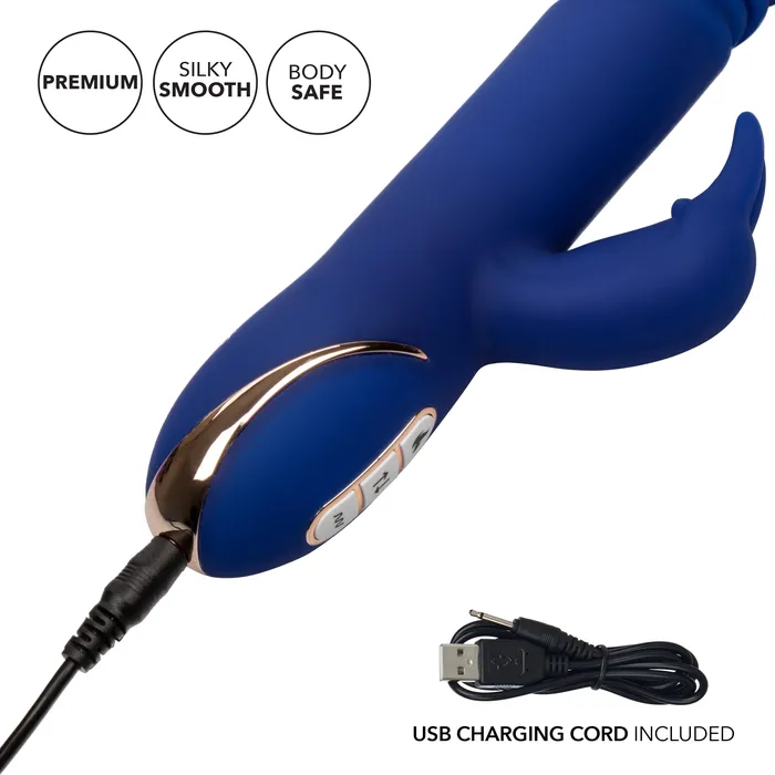 CalExotics Female Sex Toys Jack Rabbit Signature Heated Silicone Thrusting G Rabbit CalExotics Female Sex Toys Jack Rabbit Signature Heated Silicone Thrusting G Rabbit