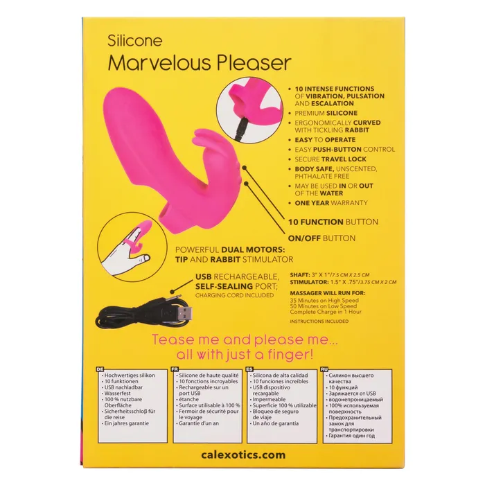 CalExotics Female Sex Toys Mini Marvels Silicone Marvelous Pleaser CalExotics Female Sex Toys Mini Marvels Silicone Marvelous Pleaser