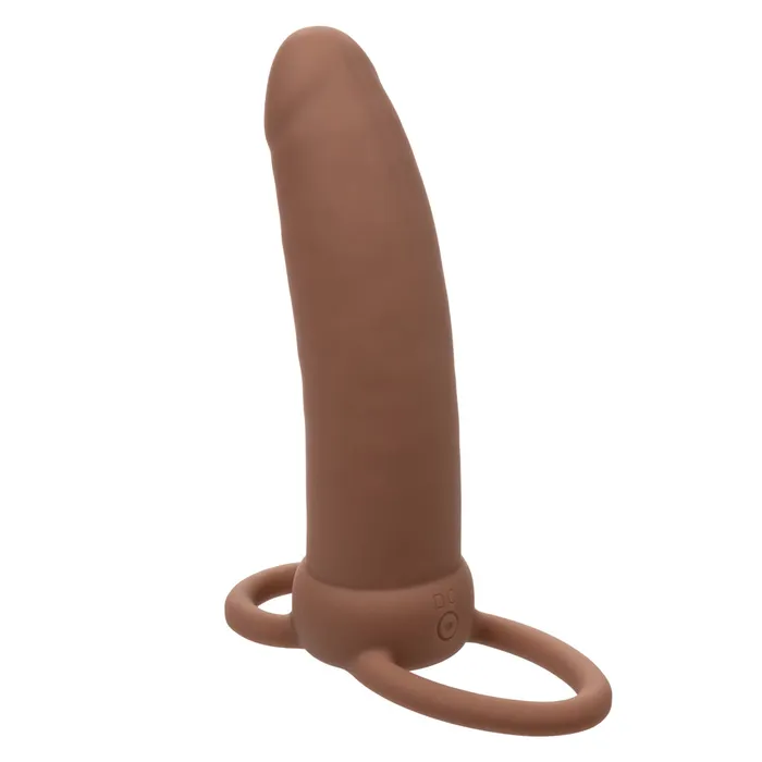 CalExotics Female Sex Toys Performance Maxx Rechargeable Thick Dual Penetrator Brown CalExotics Female Sex Toys Performance Maxx Rechargeable Thick Dual Penetrator Brown
