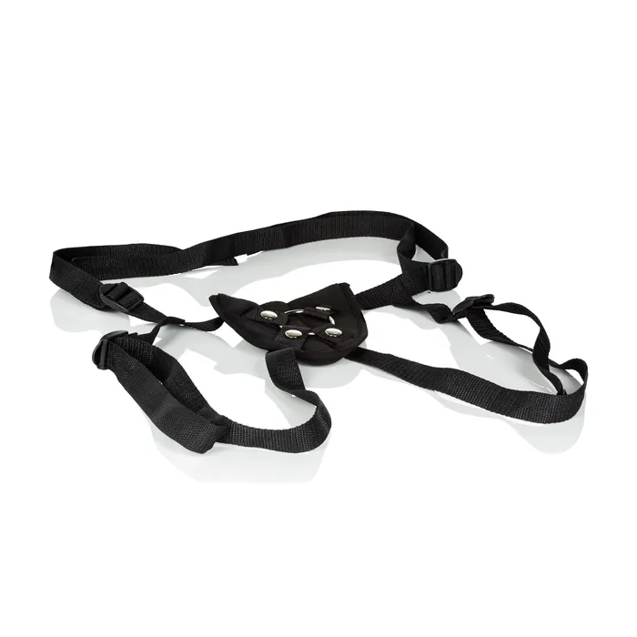 CalExotics Lovers Super Strap Universal Harness Black Female Sex Toys CalExotics Lovers Super Strap Universal Harness Black Female Sex Toys
