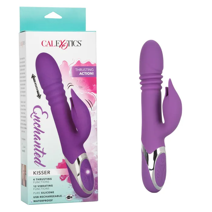 CalExotics Vibrators Enchanted Kisser Purple