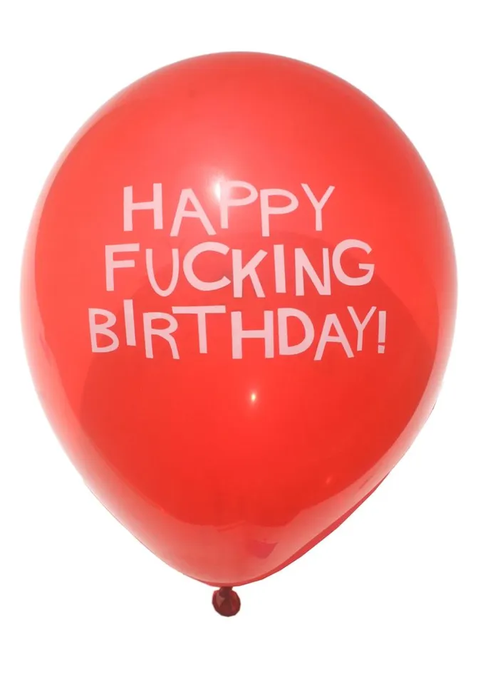 Candyprints XRated Birthday Balloons Candyprints Party Vibrators
