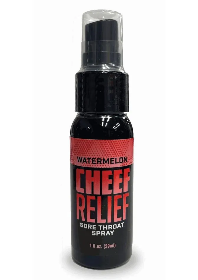 Cheef Relief Soothing Throat Spray 1oz Watermelon Cheef Relief Vibrators