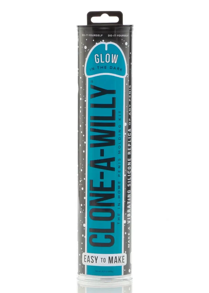 CloneaWilly Dildos CloneaWilly GlowintheDark Kit Blue CloneaWilly Dildos CloneaWilly GlowintheDark Kit Blue