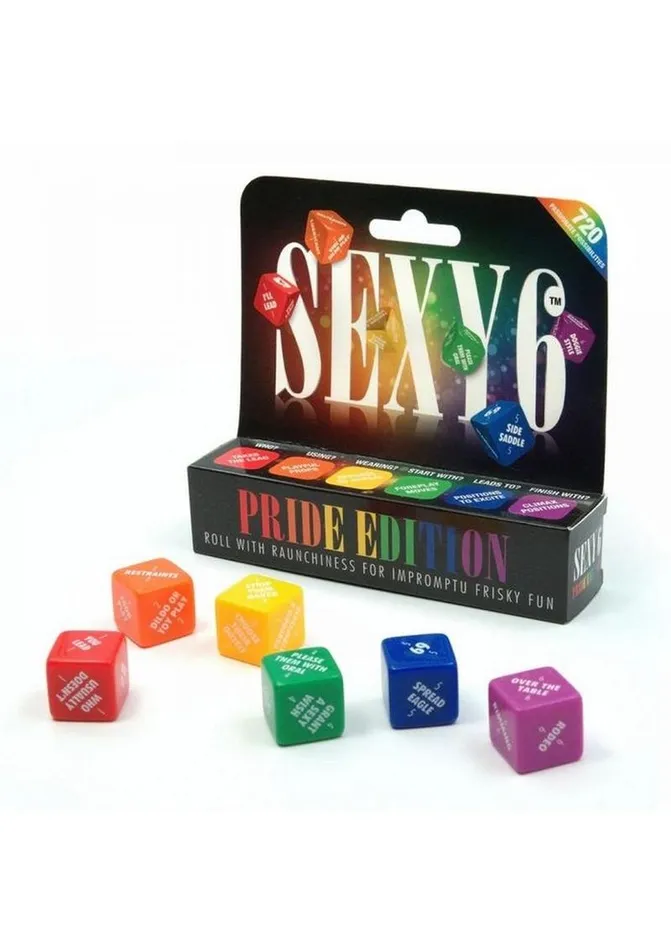 Creative Conceptions Couples Sexy 6 Pride Edition Couples Dice Game