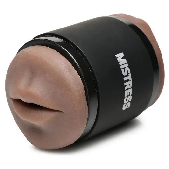 Curve Toys Male Sex Toys Mistress Double Shot Mouth and Pussy Stroker Dark Curve Toys Male Sex Toys Mistress Double Shot Mouth and Pussy Stroker Dark