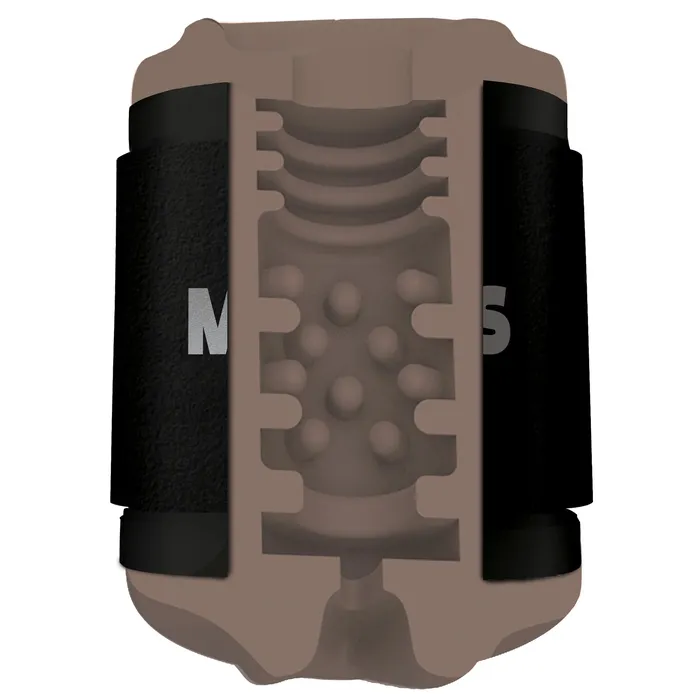 Curve Toys Male Sex Toys Mistress Double Shot Mouth and Pussy Stroker Dark Curve Toys Male Sex Toys Mistress Double Shot Mouth and Pussy Stroker Dark