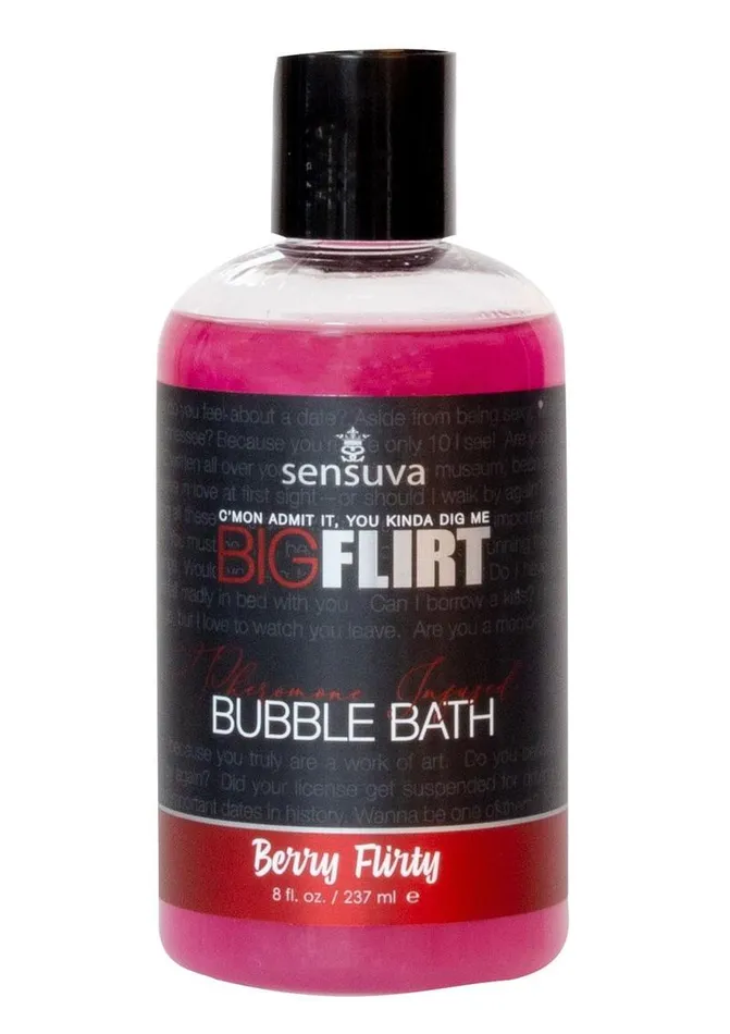 Dildos Big Flirt Big Flirt Pheromone Bubble Bath 8oz Berry Flirty