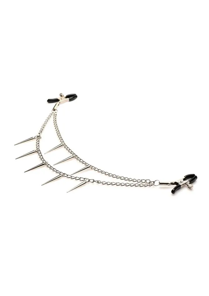 Dildos Master Series Master Series Daggers Double Chain Nipple Clamps