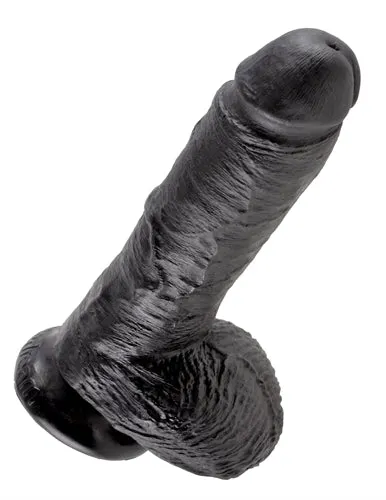 Dildos Pipedream King Cock 8Inch Cock With Balls Black Dildos Pipedream King Cock 8Inch Cock With Balls Black