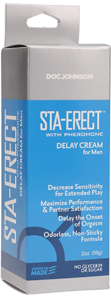 Doc Johnson Female Sex Toys StaErect Delay Cream For Men 295ml